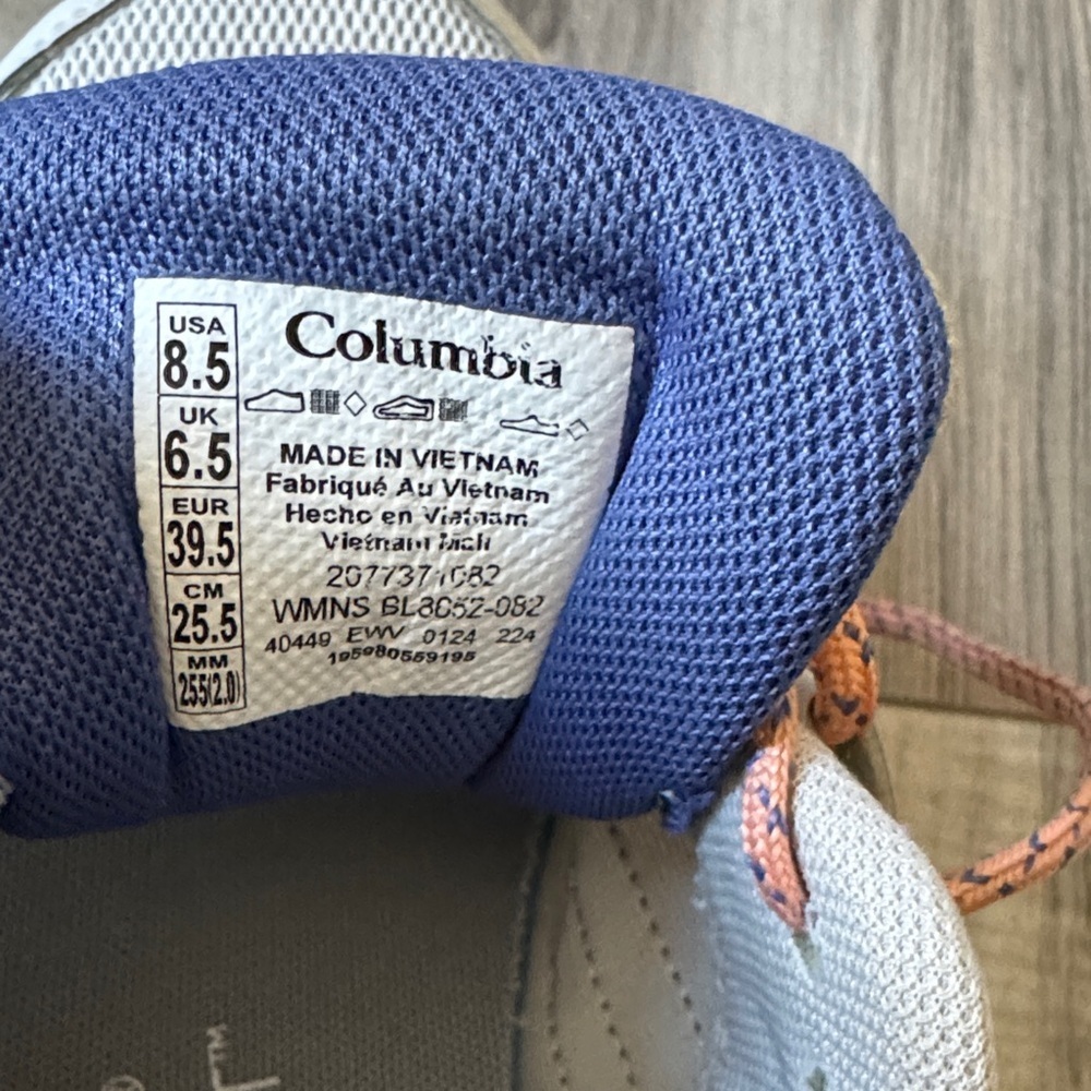 Columbia Women’s Vertisol Trail hiking tennis shoe sz 8.5 - Picture 10 of 16